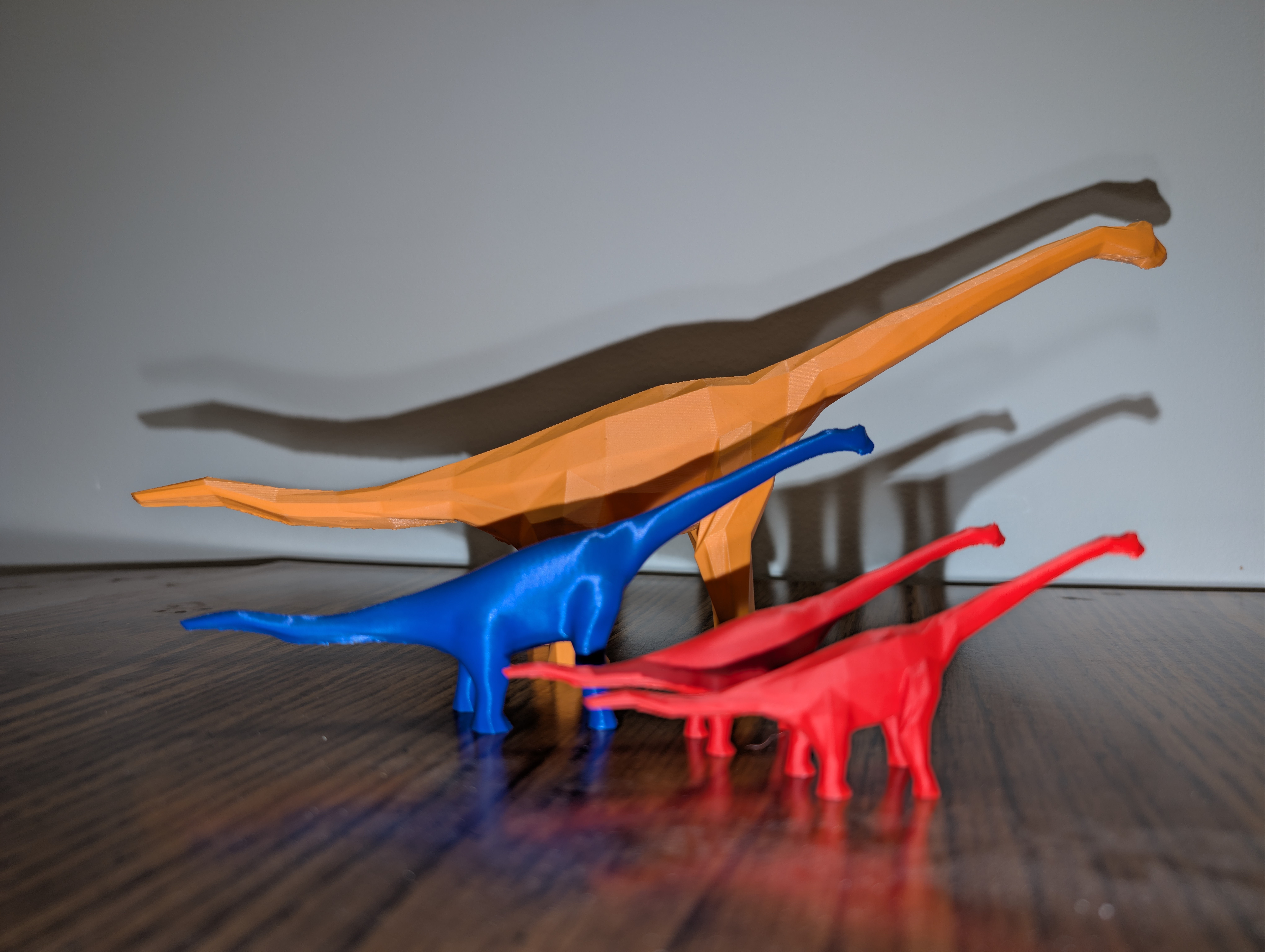 Lineup of dinos in multiple colors